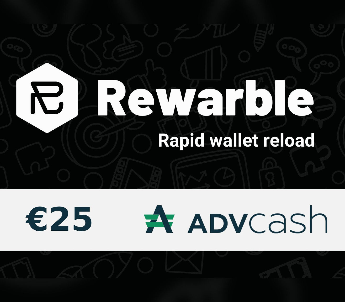 Rewarble AdvCash 25 EUR Gift Card