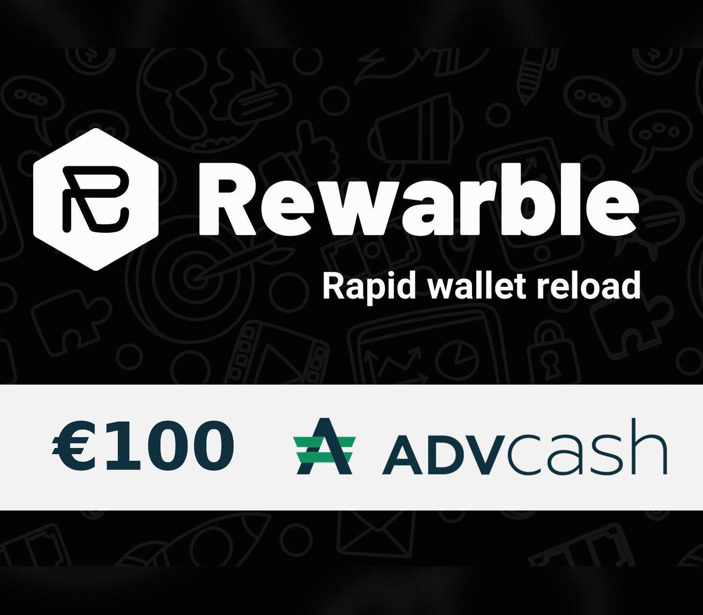 Rewarble AdvCash 100 EUR Gift Card