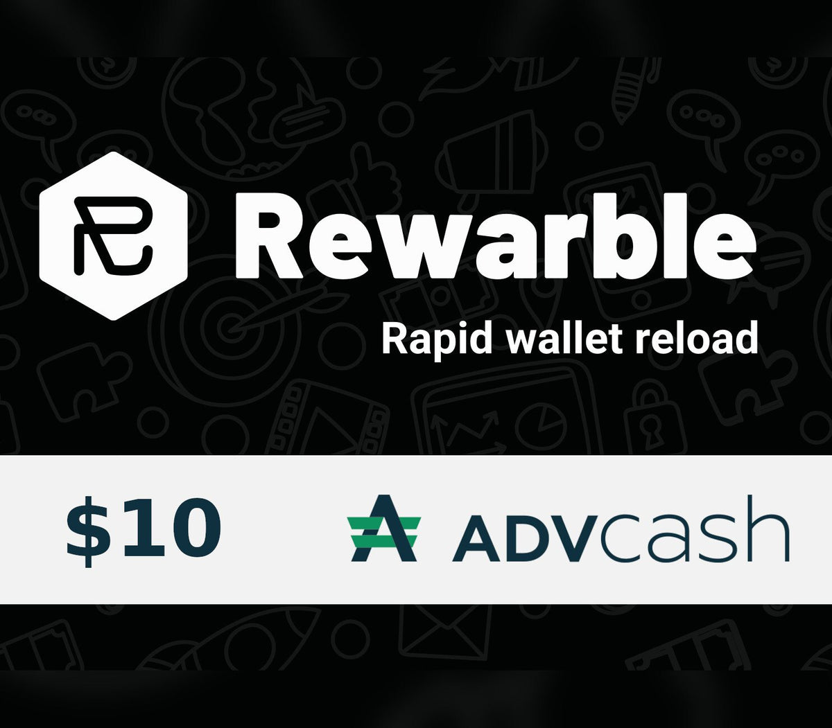 Rewarble AdvCash 10 USD Gift Card