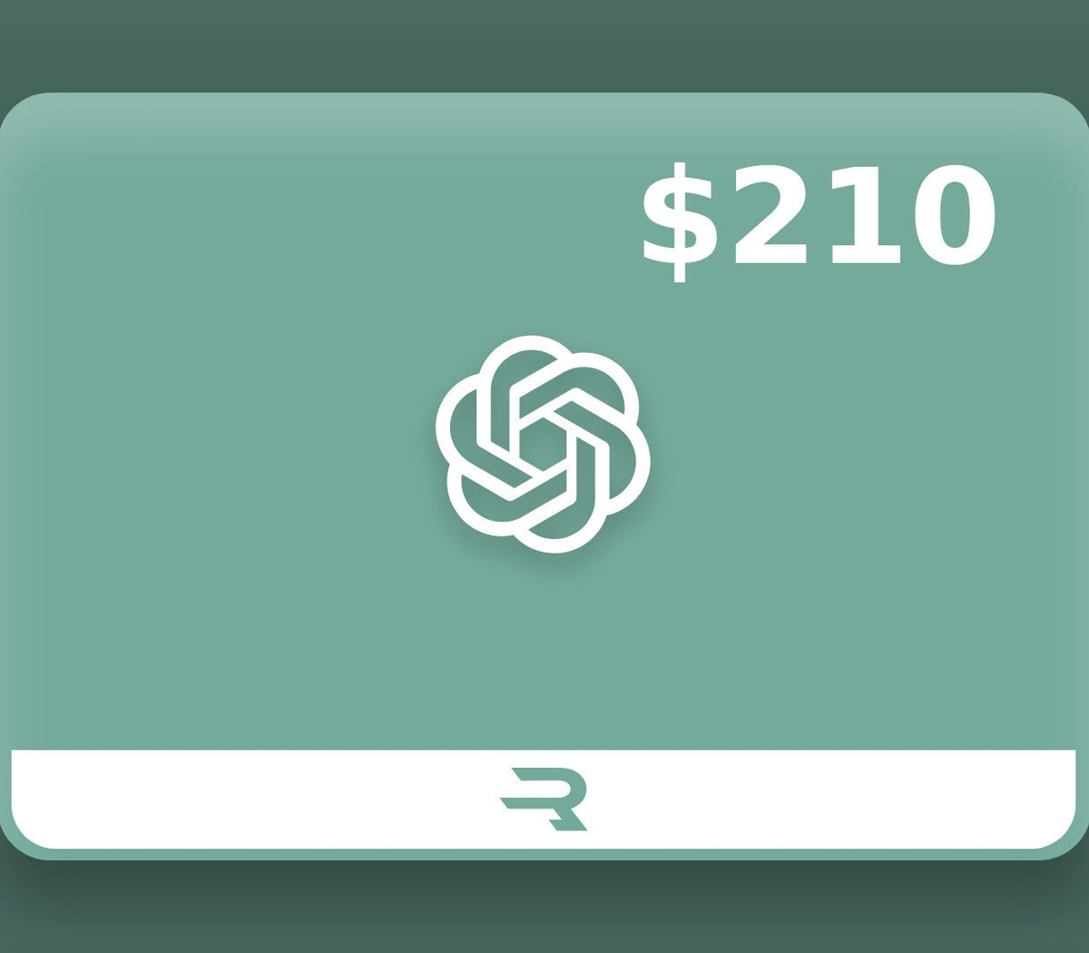 Rewarble ChatGPT 210 USD Gift Card