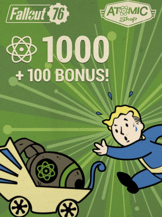 Fallout 76: 1000 (+100 Bonus) Atoms