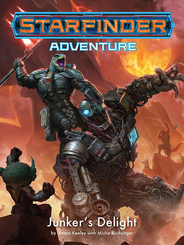 Starfinder Core Rulebook and Starfinder Adventure - Junker's Delight DLC