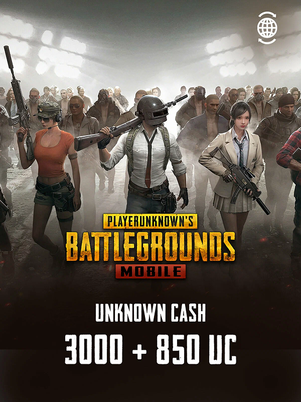 PUBG Mobile - 3000 + 850 UC