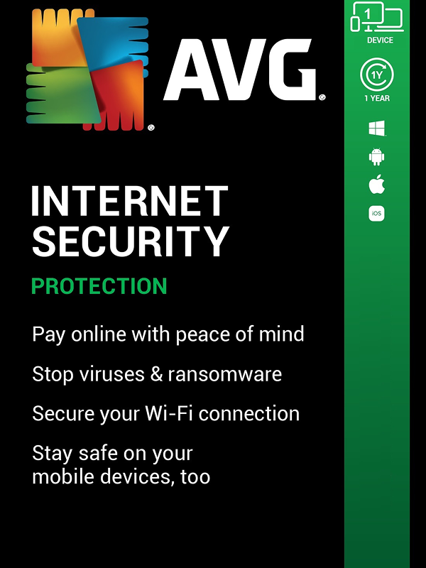 AVG Internet Security 2021 (1 Year / 1 PC)