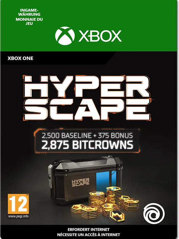 Hyper Scape Virtual Currency: 2875 Bitcrowns Pack