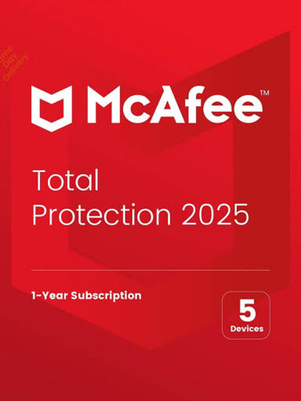 McAfee Total Protection (1 Year / 5 Devices)