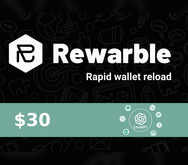 Rewarble ChatGPT 30 USD Gift Card