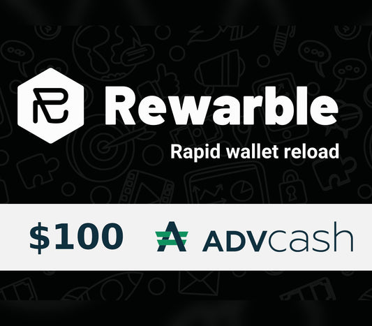 Rewarble AdvCash 100 USD Gift Card