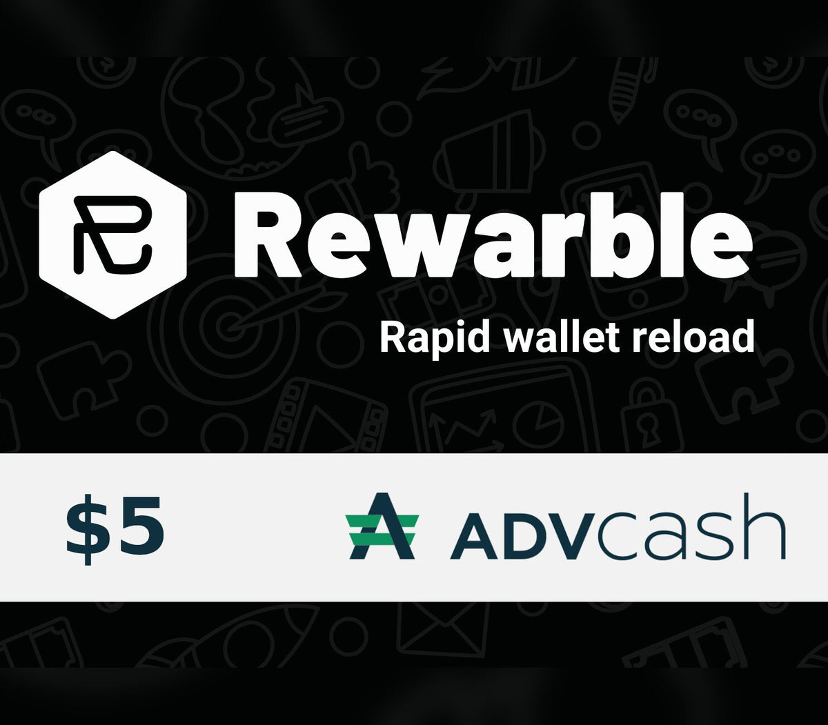 Rewarble AdvCash 5 USD Gift Card