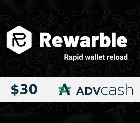 Rewarble AdvCash 30 USD Gift Card