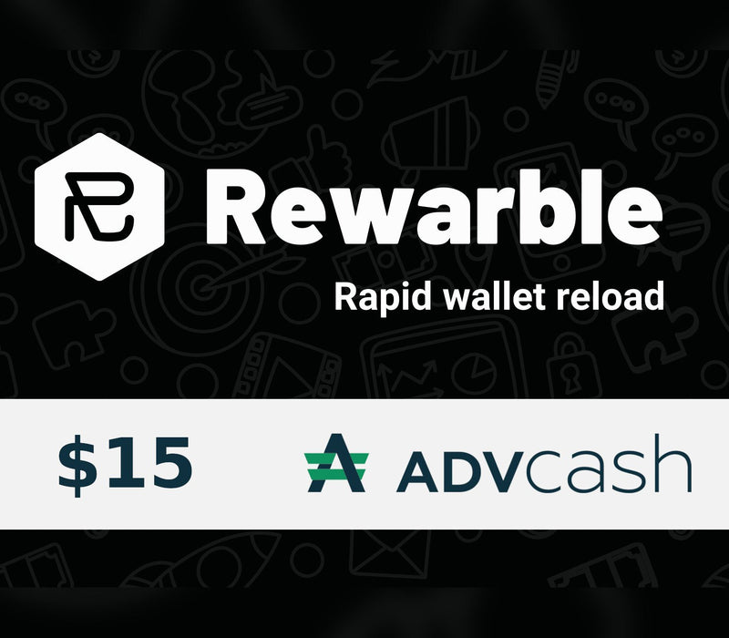Rewarble AdvCash 15 USD Gift Card