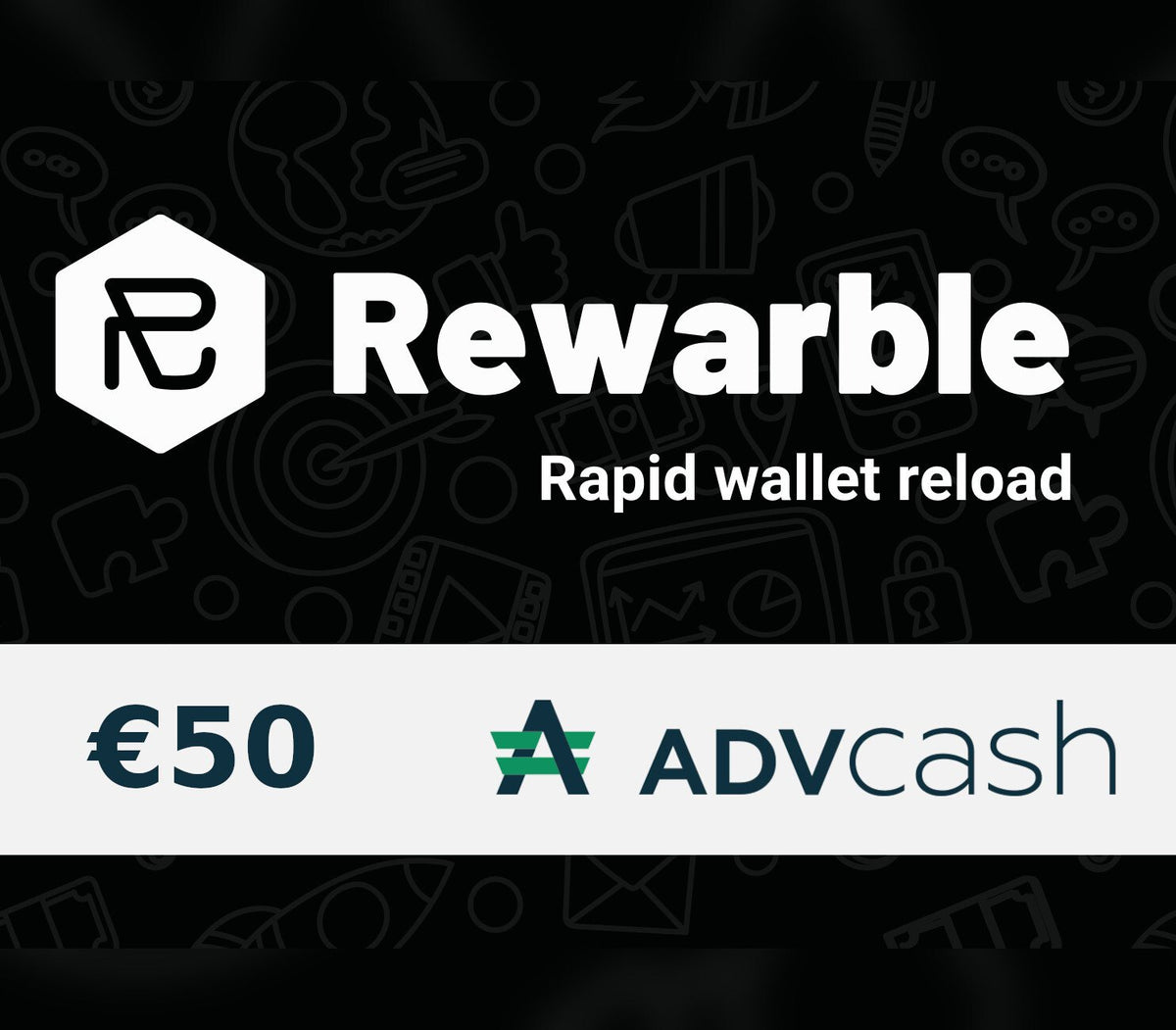 Rewarble AdvCash 50 EUR Gift Card