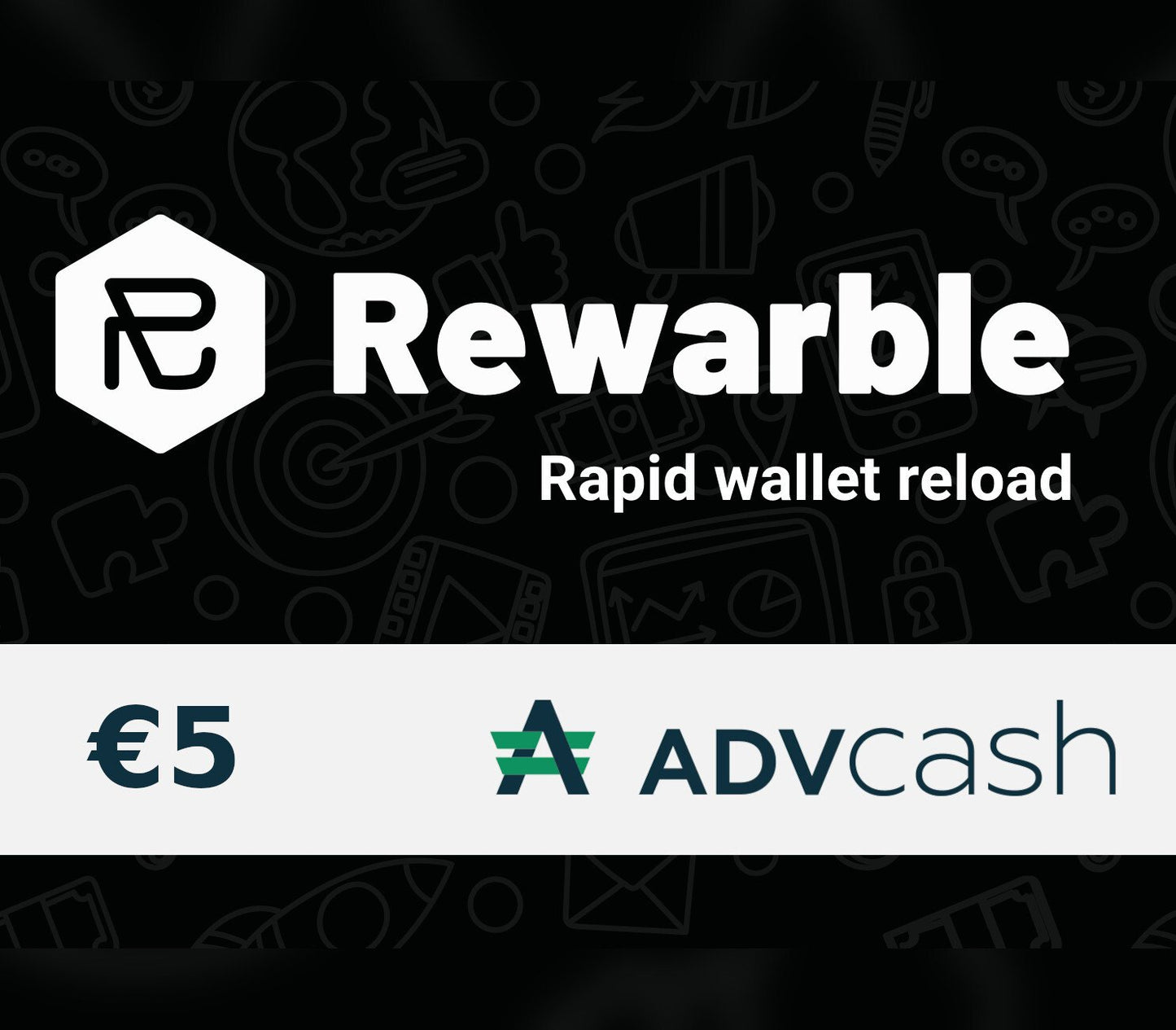Rewarble AdvCash 5 EUR Gift Card