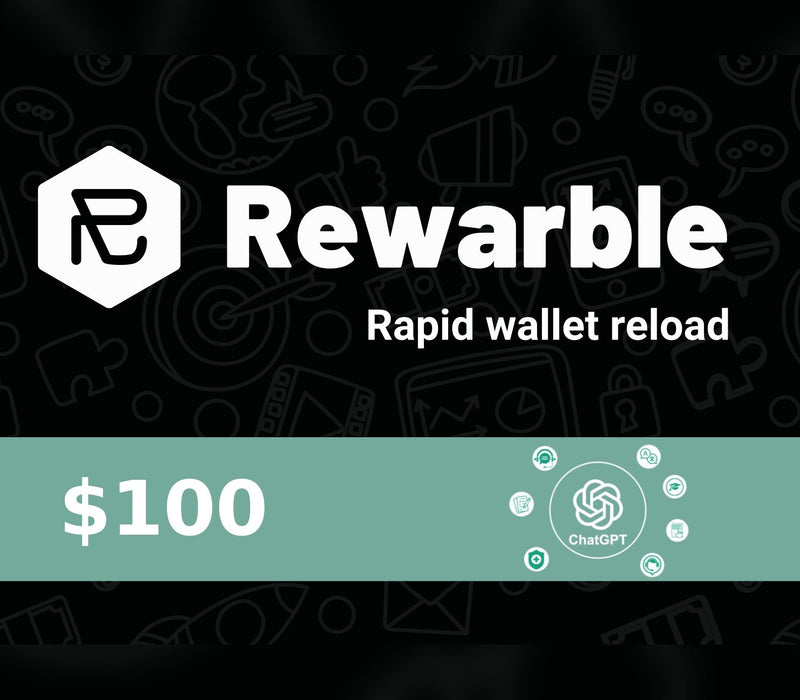 Rewarble ChatGPT 100 USD Gift Card