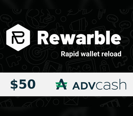 Rewarble AdvCash 50 USD Gift Card