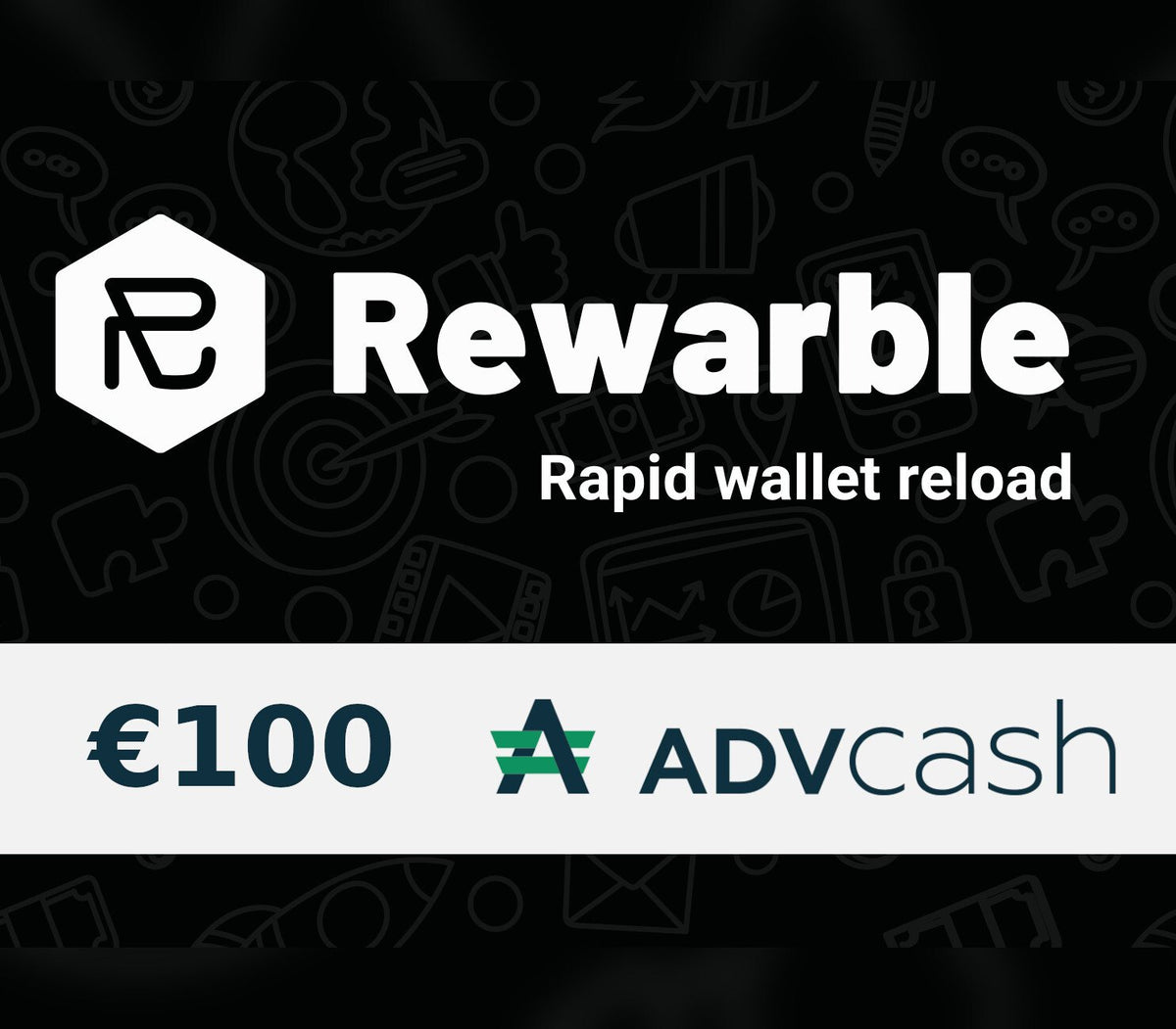 Rewarble AdvCash 100 EUR Gift Card