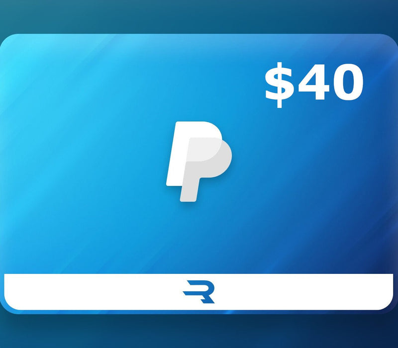 Rewarble PayPal 40 USD Gift Card