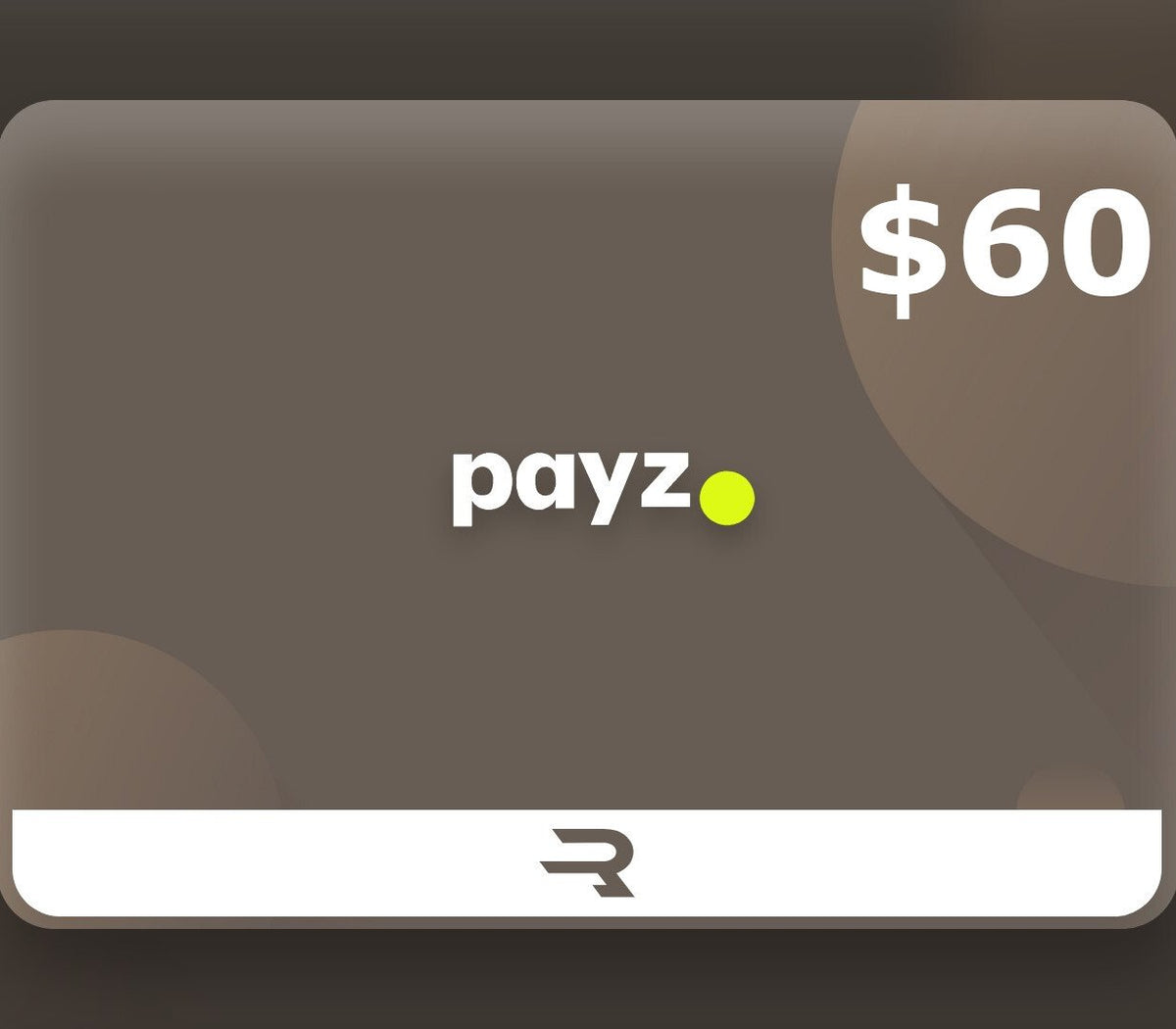 Rewarble Payz 60 USD Gift Card