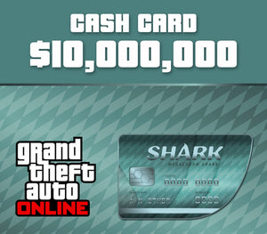 Grand Theft Auto Online - $10,000,000 Megalodon Shark Cash Card