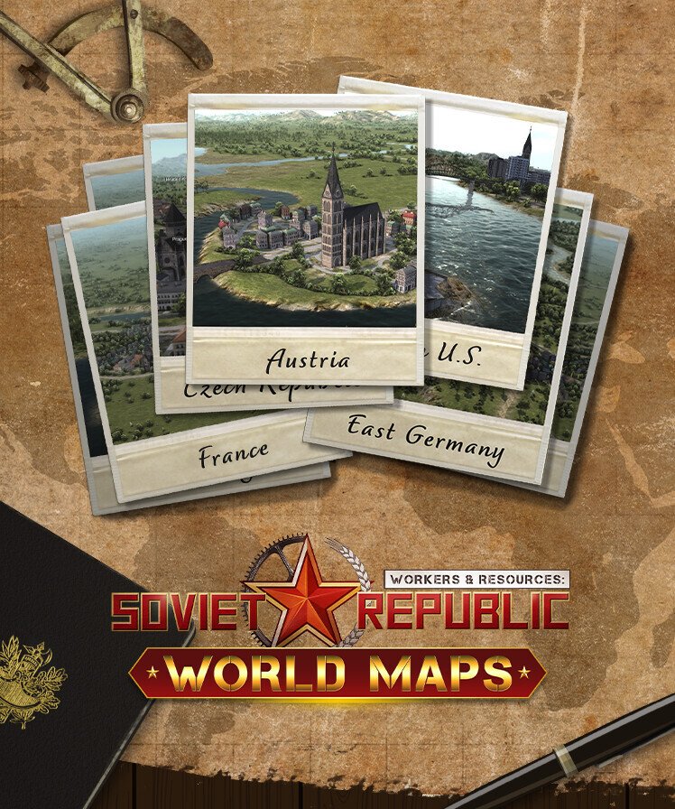 Workers & Resources: Soviet Republic - World Maps