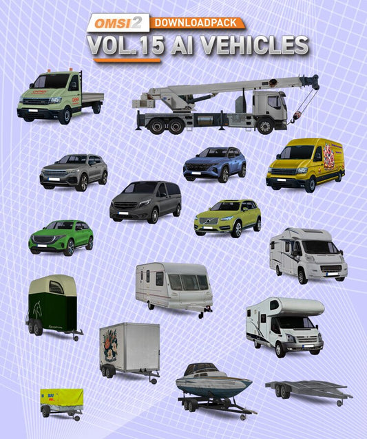 OMSI 2 Add-on Downloadpack Vol. 15 - AI Vehicles