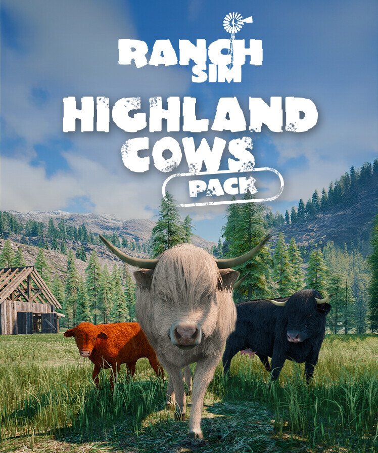 Ranch Simulator: Highland Cows Pack - Build, Farm, Hunt DLC