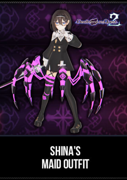 Death end re;Quest 2 - Shina's Maid Outfit DLC