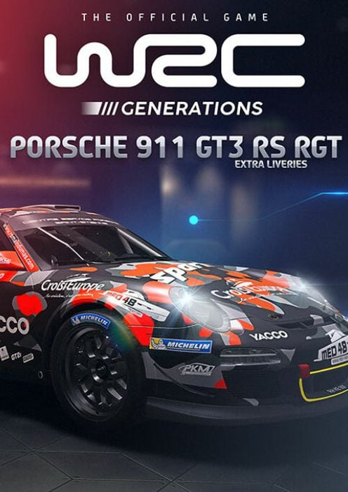 WRC Generations - Porsche 911 GT3 RS RGT Extra liveries DLC
