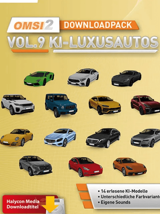 OMSI 2 Add-on Downloadpack Vol. 9 – KI-Luxusautos DLC