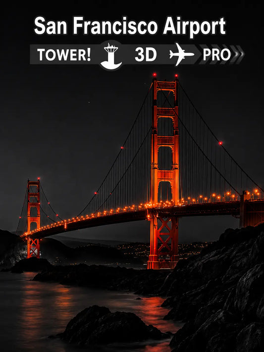 Tower!3D Pro - San Francisco [KSFO] airport DLC