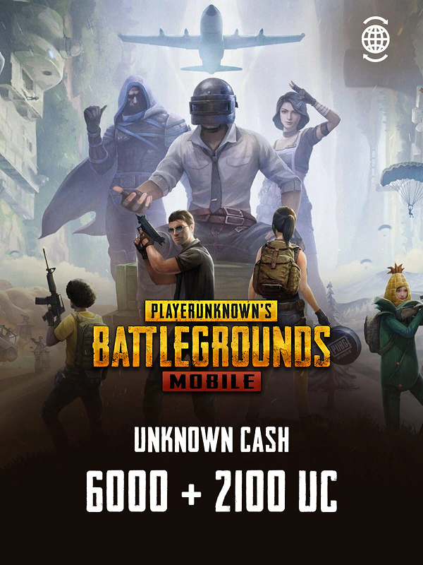 PUBG Mobile - 6000 + 2100 UC