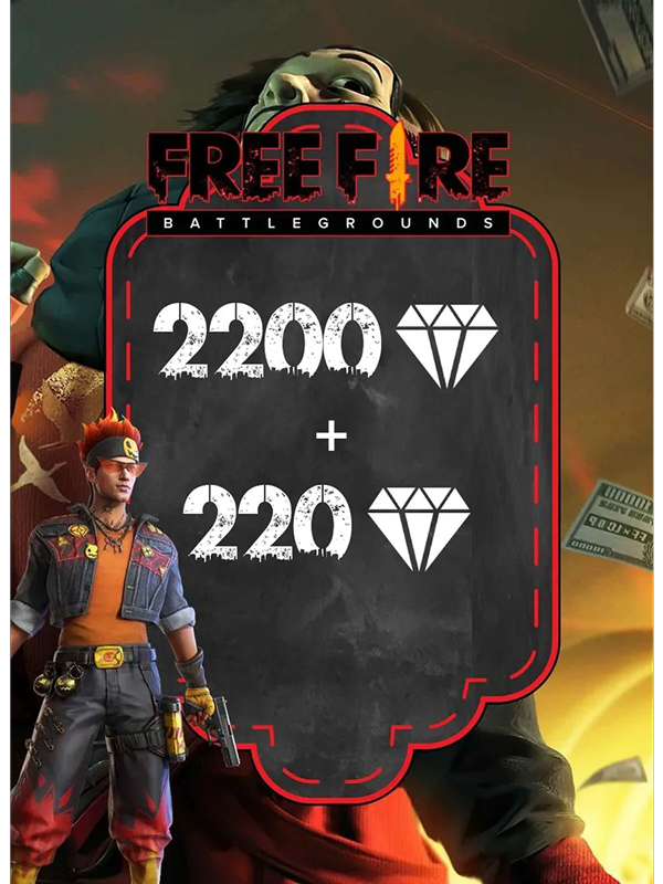 Garena Free Fire - 2200 + 220 Diamonds