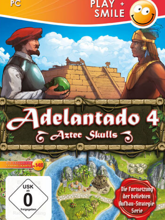 Adelantado 4 Aztec Skulls
