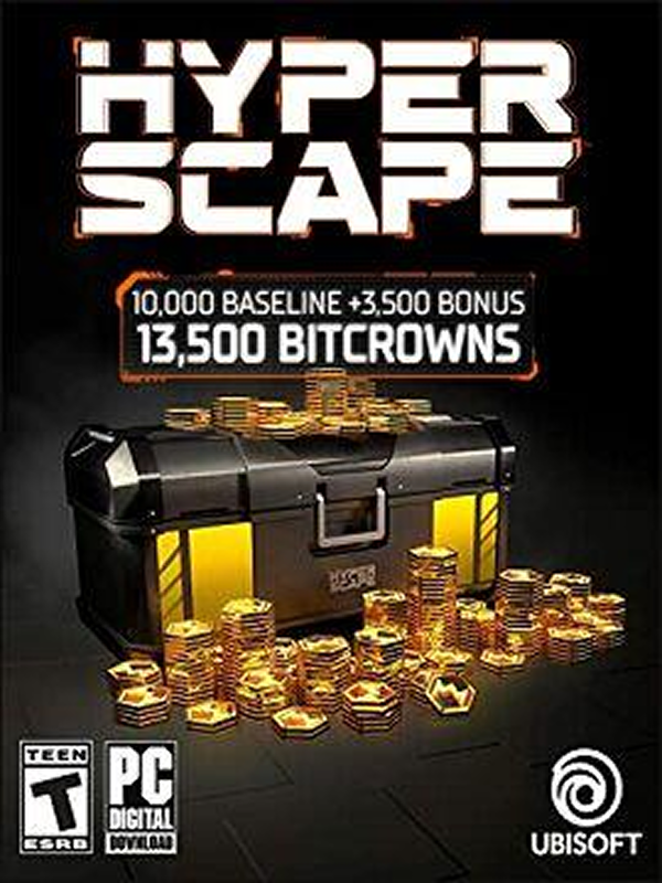 Hyper Scape Virtual Currency: 13500 Bitcrowns Pack