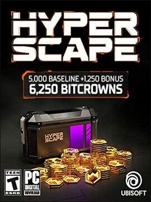 Hyper Scape Virtual Currency: 6250 Bitcrowns Pack