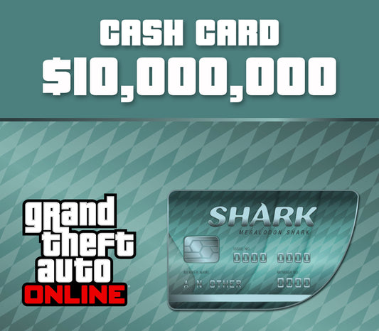 Grand Theft Auto Online - $10,000,000 Megalodon Shark Cash Card