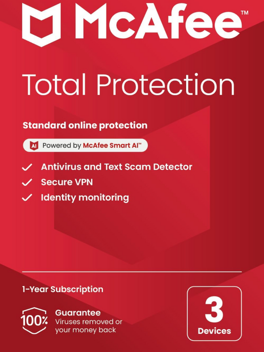 McAfee Internet Security (1 Year / 3 Devices)