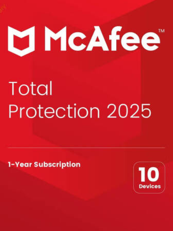 McAfee Total Protection (1 Year / 10 Devices)