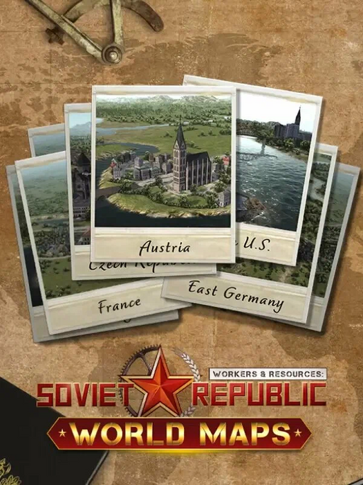 Workers & Resources: Soviet Republic - World Maps DLC