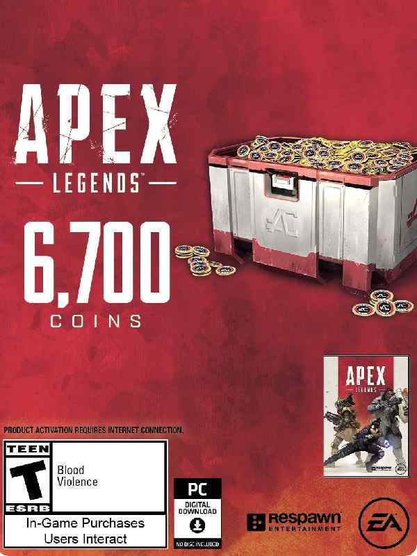 Apex Legends - 6700 Apex Coins Origin CD Key